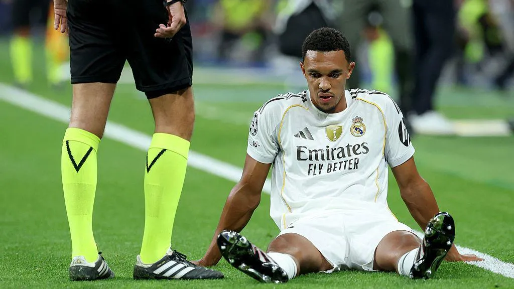 Alexander-Arnold endures early injury in Real Madrid European tie